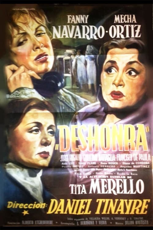 Deshonra (1952) poster