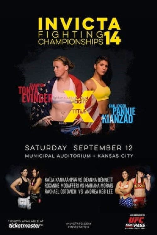 Invicta FC 14: Evinger vs. Kianzad (2015) poster