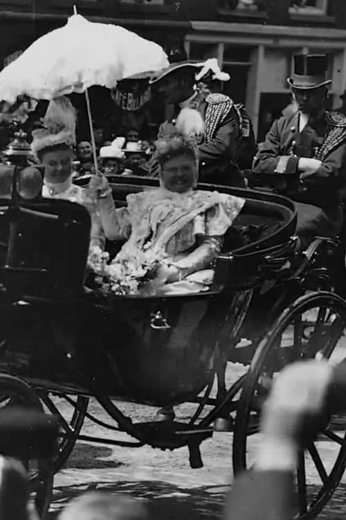 Feestelijk bezoek van H.M. de koningin Wilhelmina aan Rotterdam (1899) poster