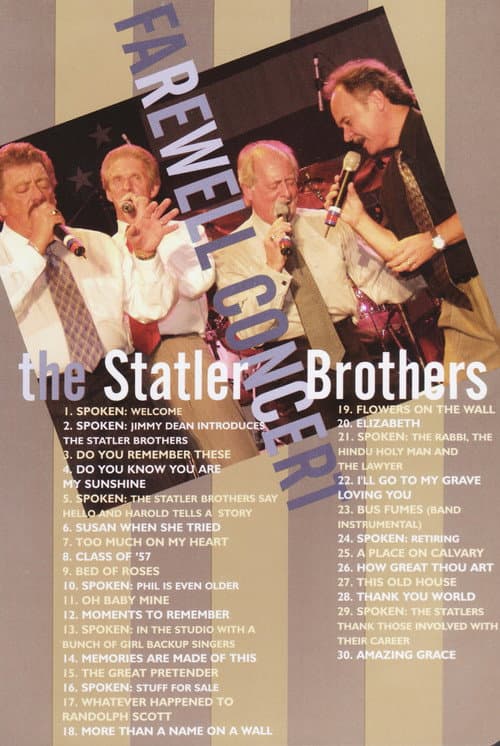 The Statler Brothers Farewell Concert (2003) poster