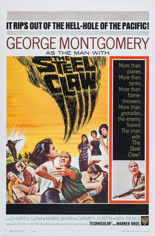 The Steel Claw (1961) poster