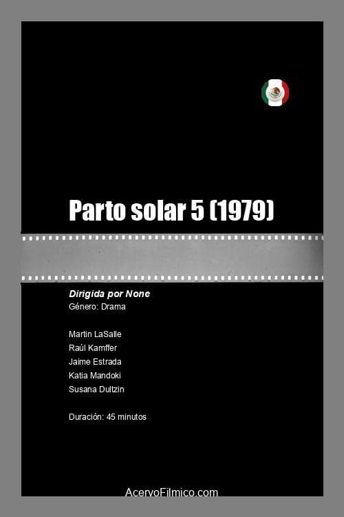 Parto solar 5 (1979) poster