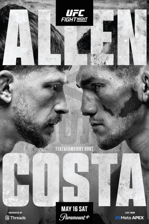 UFC Fight Night 276: Allen vs. Costa (2026) poster