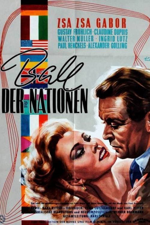 Ball der Nationen (1954) poster