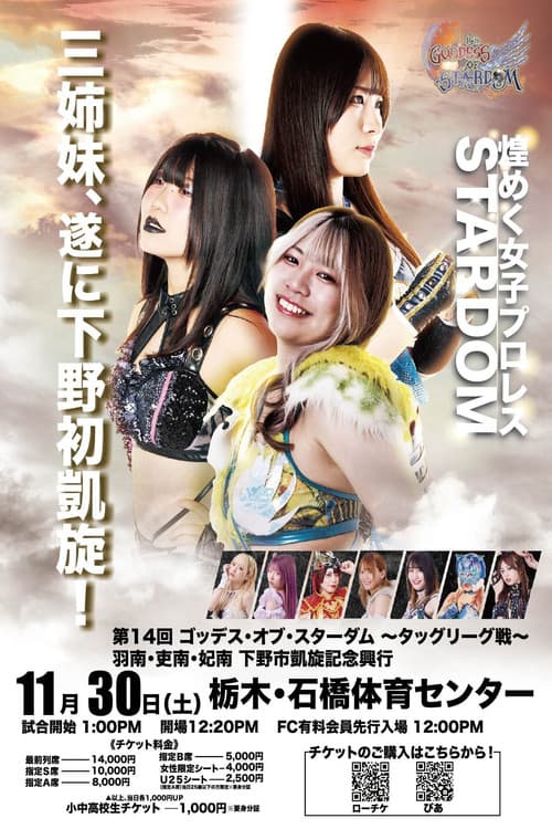 第14回 ゴッデス・オブ・スターダム ~タッグリーグ戦~ 羽南・吏南・妃南 下野市凱旋記念興行 (2024) poster