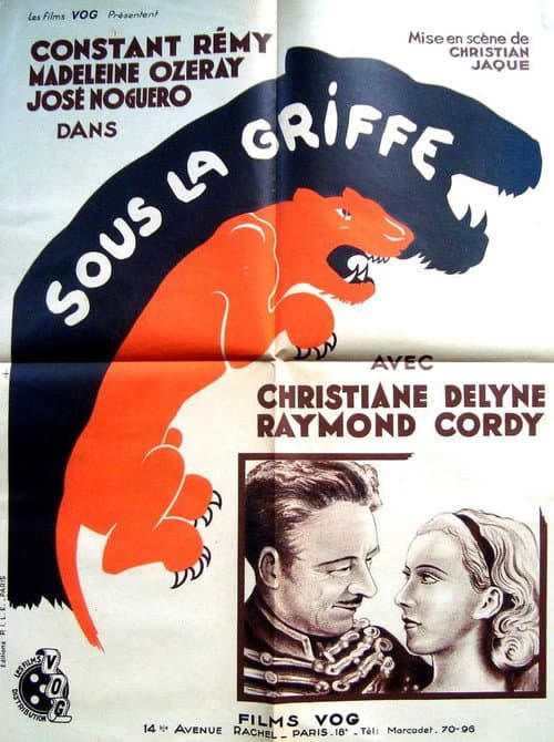 Sous la griffe (1935) poster