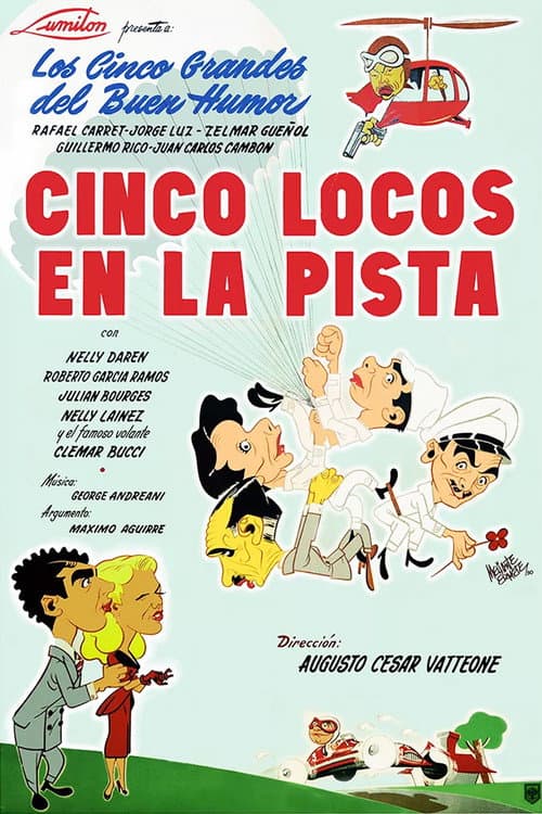 Cinco locos en la pista (1950) poster