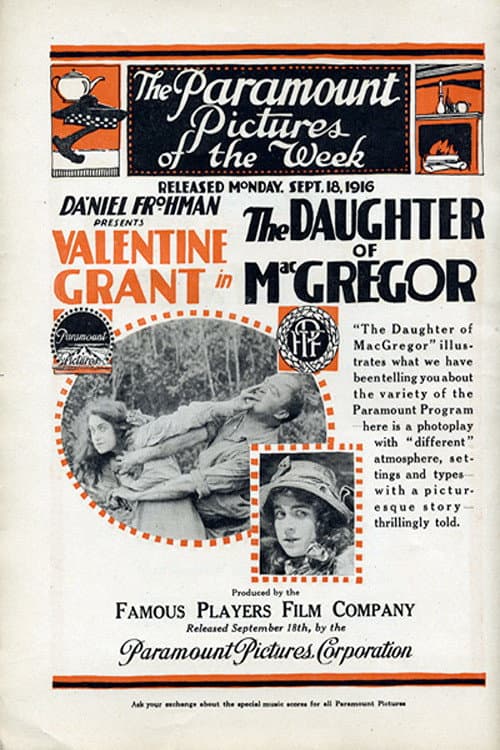 The Daughter of MacGregor (1916) poster