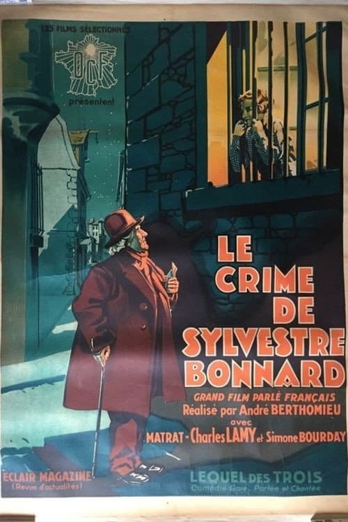 Le Crime de Sylvestre Bonnard (1929) poster