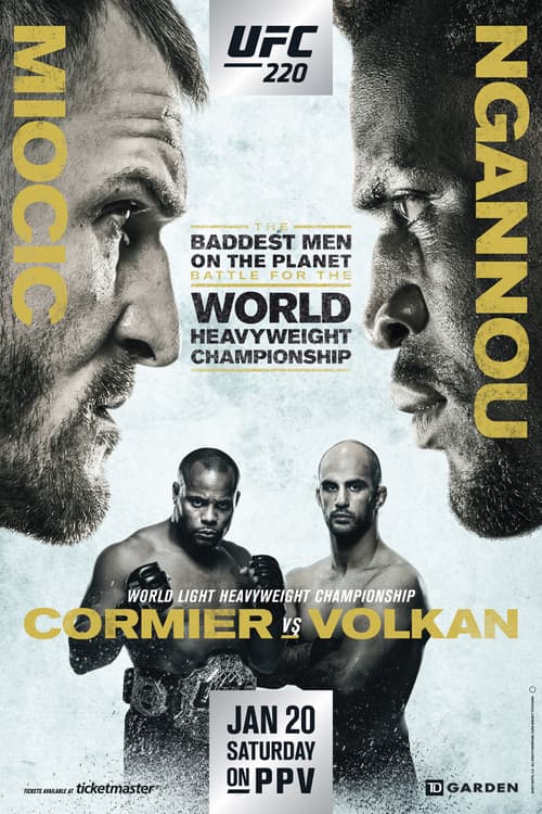 UFC 220: Miocic vs. Ngannou (2018) poster