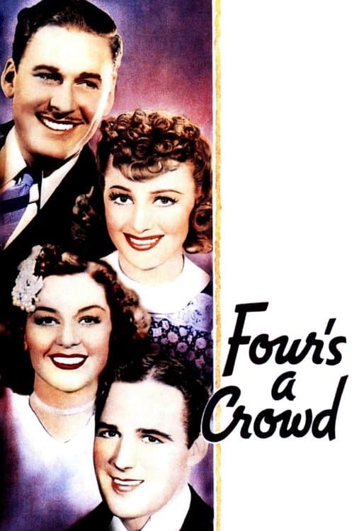 Four's a Crowd (1938) poster