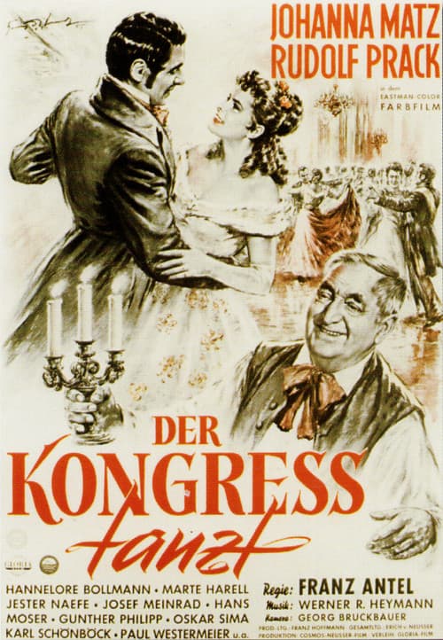 Der Kongreß tanzt (1955) poster