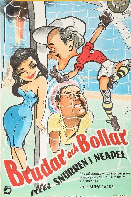 Brudar och bollar (1954) poster
