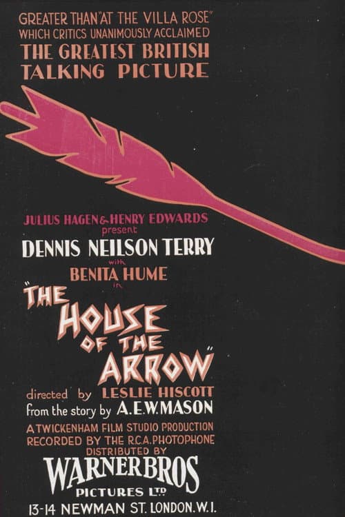 The House of the Arrow (1930) poster
