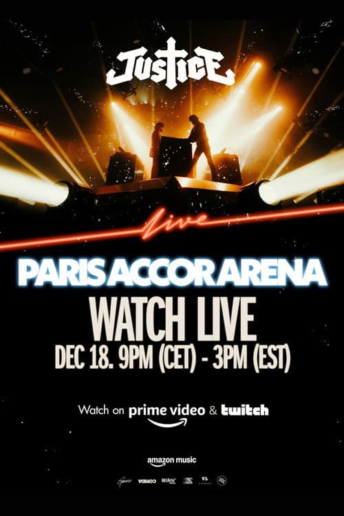 Justice - Live at Paris Accor Arena (2024) poster