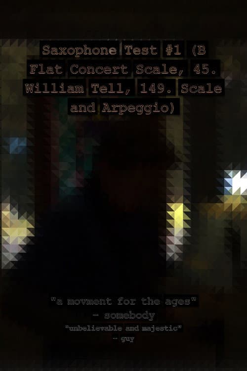 The Saxophone Test (2018) poster