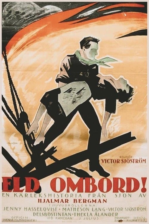 Eld ombord (1923) poster