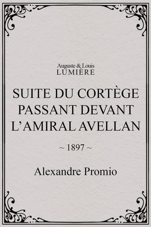 Suite du cortège passant devant l’amiral Avellan (1897) poster