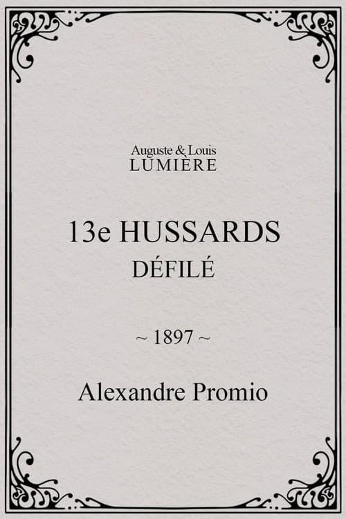13e hussards : défilé (1897) poster