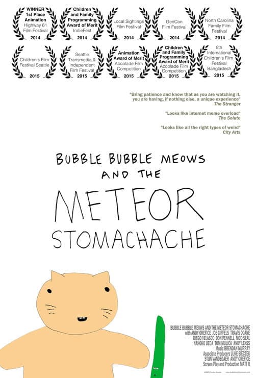 Bubble Bubble Meows and the Meteor Stomachache (2014) poster
