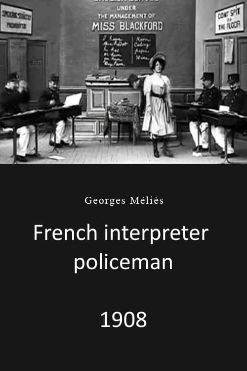 French interpreter policeman (1908) poster