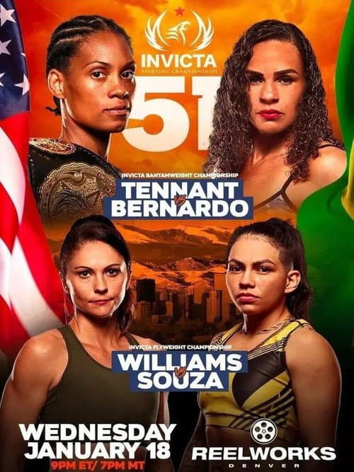Invicta FC 51: Tennant vs. Bernardo (2023) poster