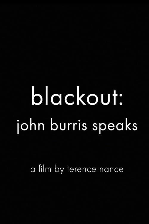 Blackout: John Burris Speaks (2015) poster