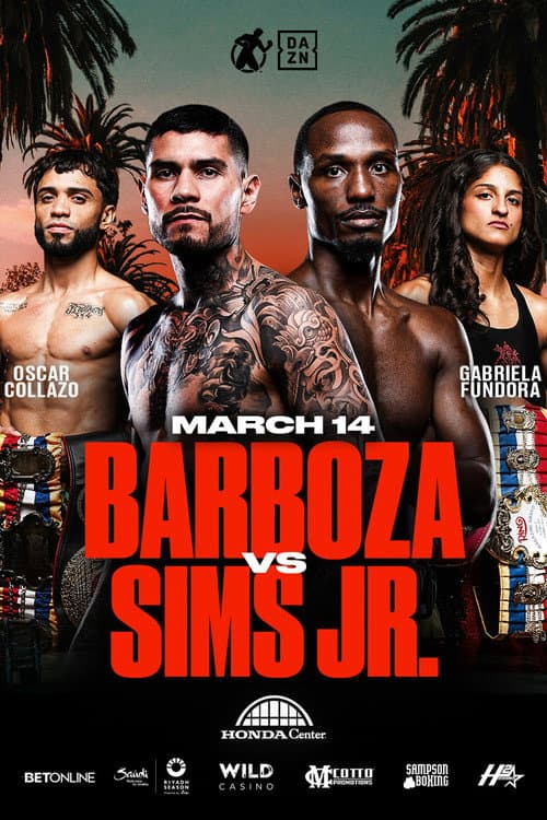 Arnold Barboza Jr. vs. Kenneth Sims Jr. (2026) poster