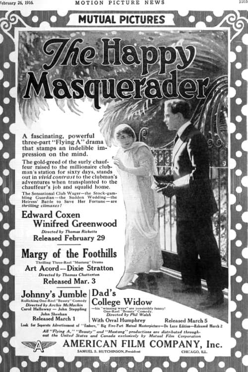 The Happy Masquerader (1916) poster