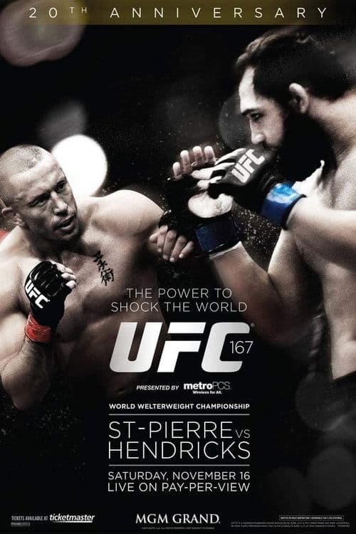UFC 167: St-Pierre vs. Hendricks (2013) poster