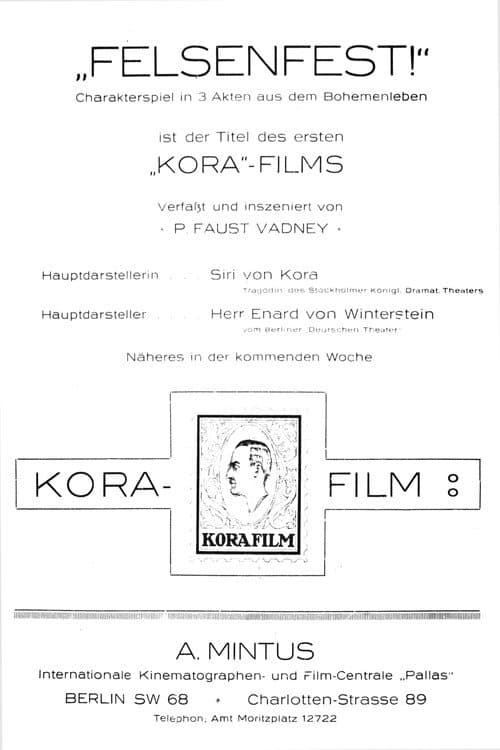 Felsenfest (1916) poster