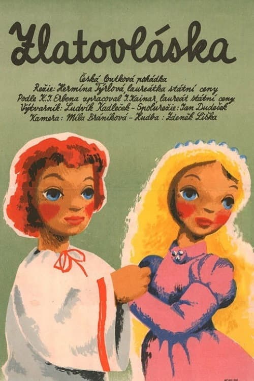 Zlatovláska (1956) poster