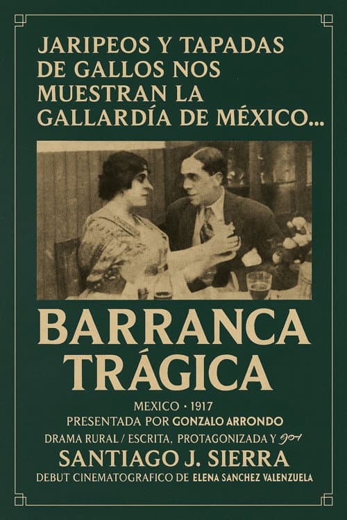 Barranca trágica (1917) poster
