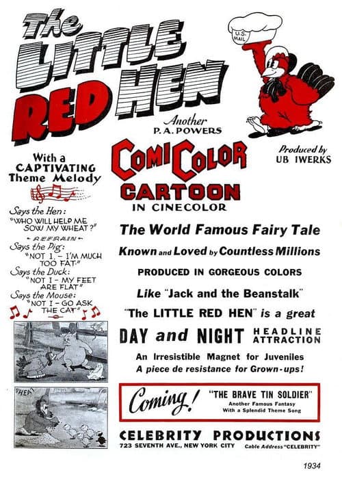 The Little Red Hen (1934) poster