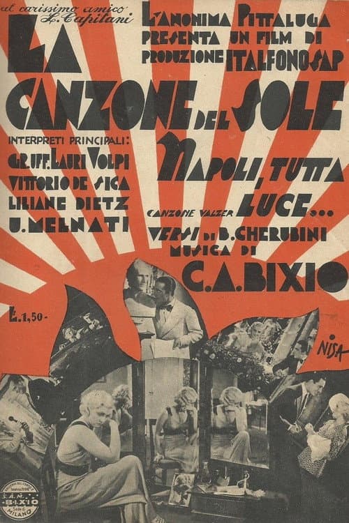 La canzone del sole (1934) poster