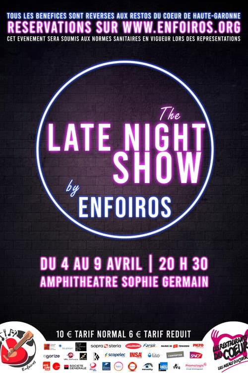 The Late Night Show by Enfoiros (2022) poster