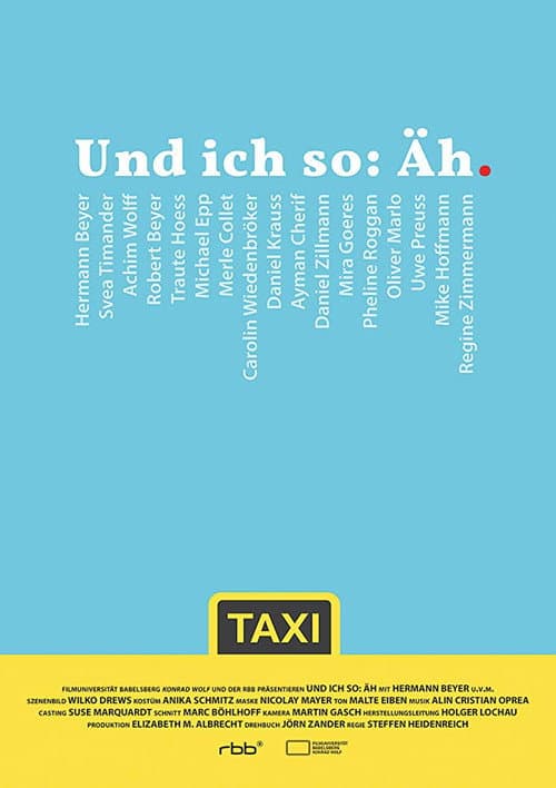 Und ich so: Äh (2015) poster