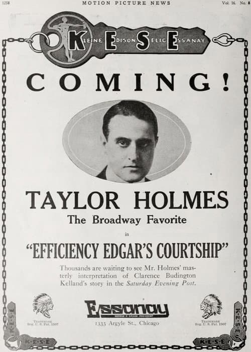 Efficiency Edgar's Courtship (1917) poster