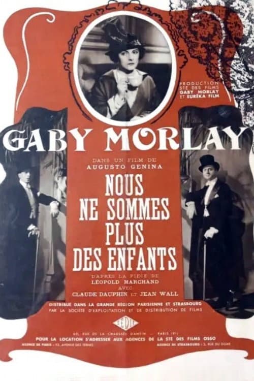 Nous ne sommes plus des enfants (1934) poster
