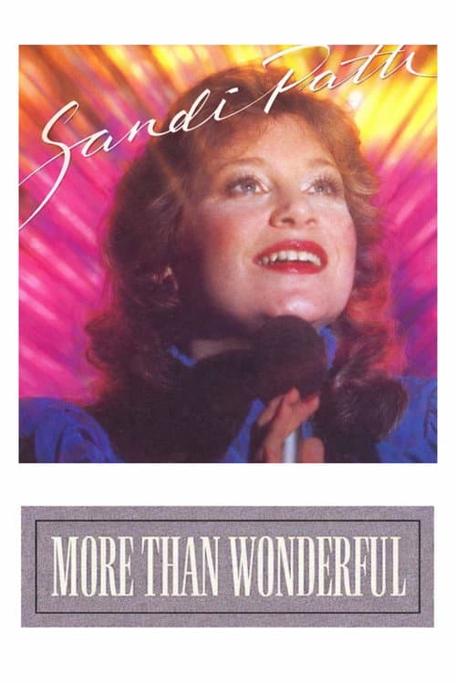Sandi Patty - More Than Wonderful (1983) poster