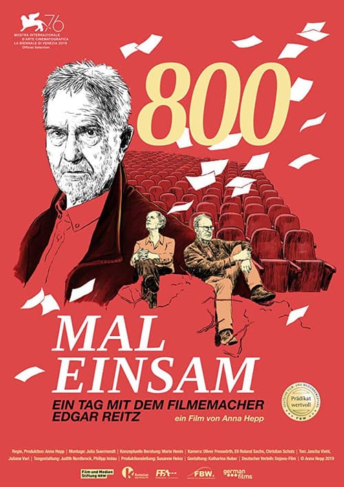 800 Mal Einsam - Ein Tag mit dem Filmemacher Edgar Reitz (2020) poster