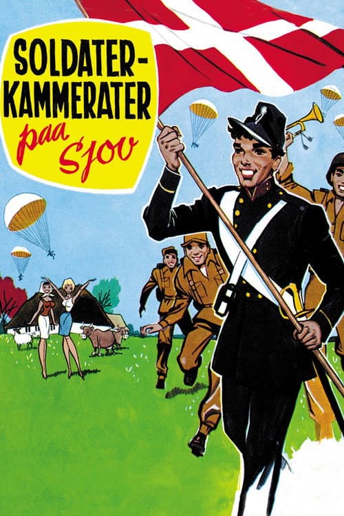 Soldaterkammerater på sjov (1962) poster