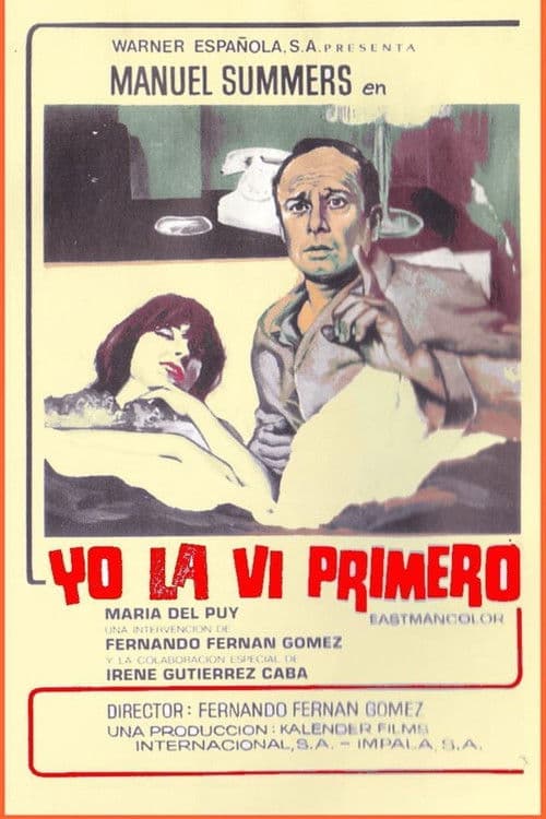 Yo la vi primero (1974) poster