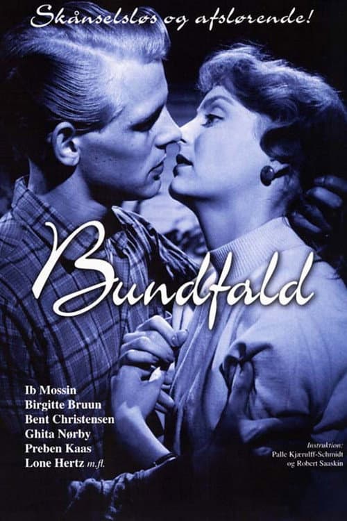 Bundfald (1957) poster