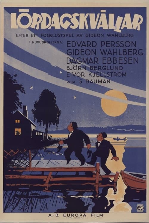Lördagskvällar (1933) poster