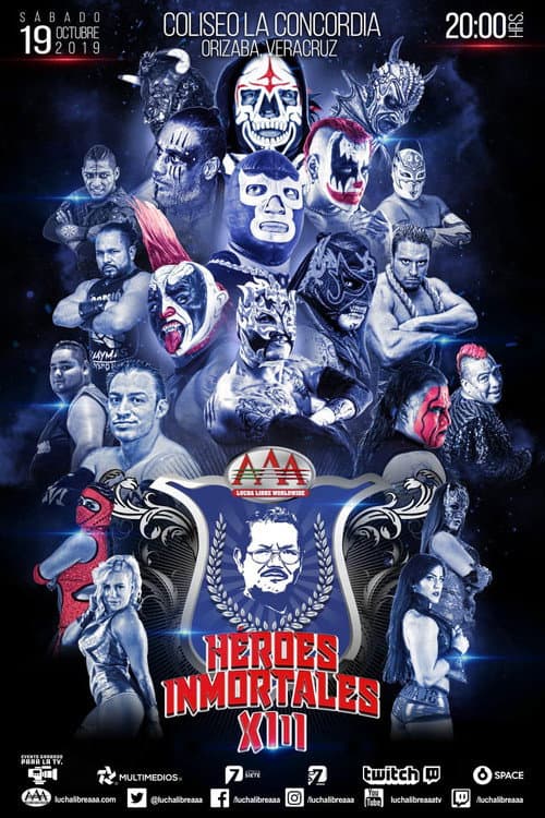 AAA Héroes Inmortales XIII (2019) poster