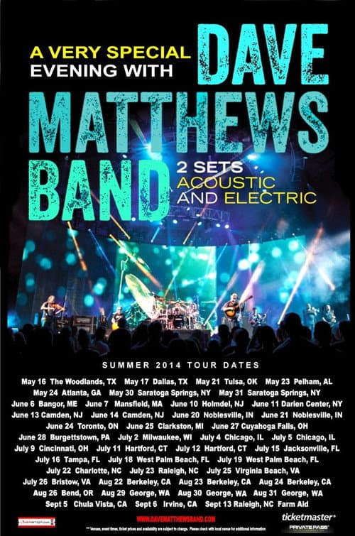 Dave Matthews Band Live From Jacksonville Arena (2014) poster