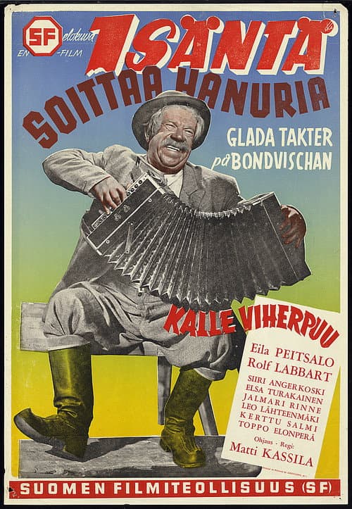 Isäntä soittaa hanuria (1949) poster