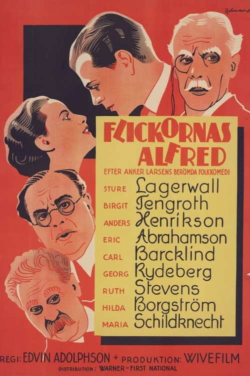 Flickornas Alfred (1935) poster