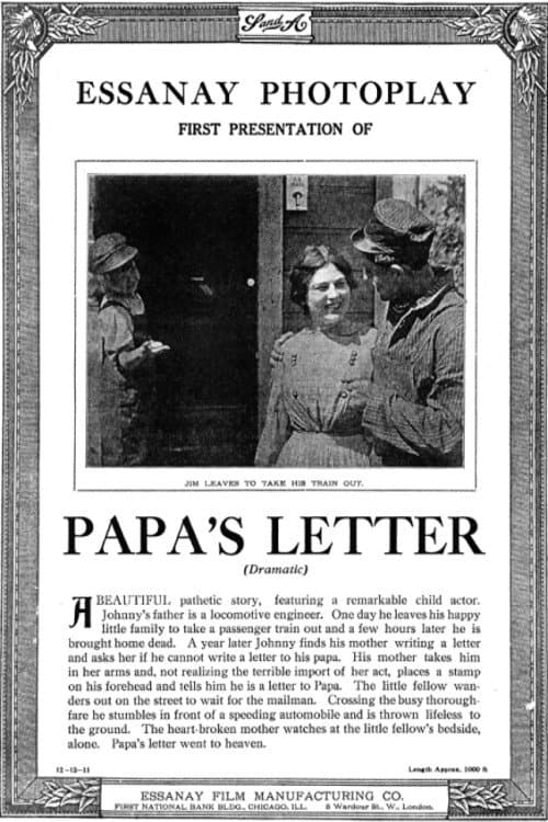 Papa's Letter (1911) poster